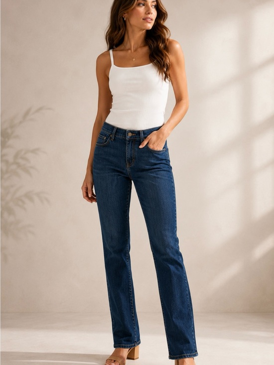Ralph Lauren Denim - Ralph Lauren Straight-Leg Jeans in Deep Blue Wash
